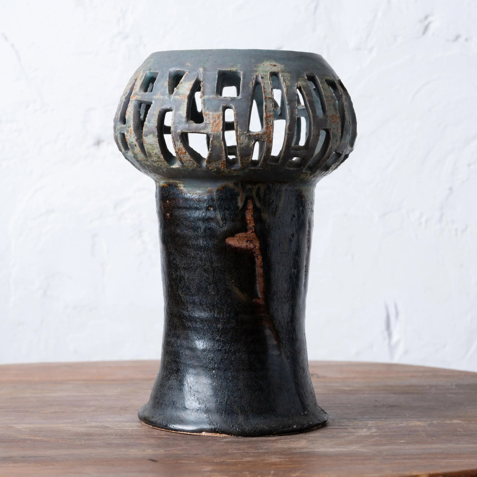 Ceramic Pottery Lantern Attributed to Natzler, c.1950 - 7