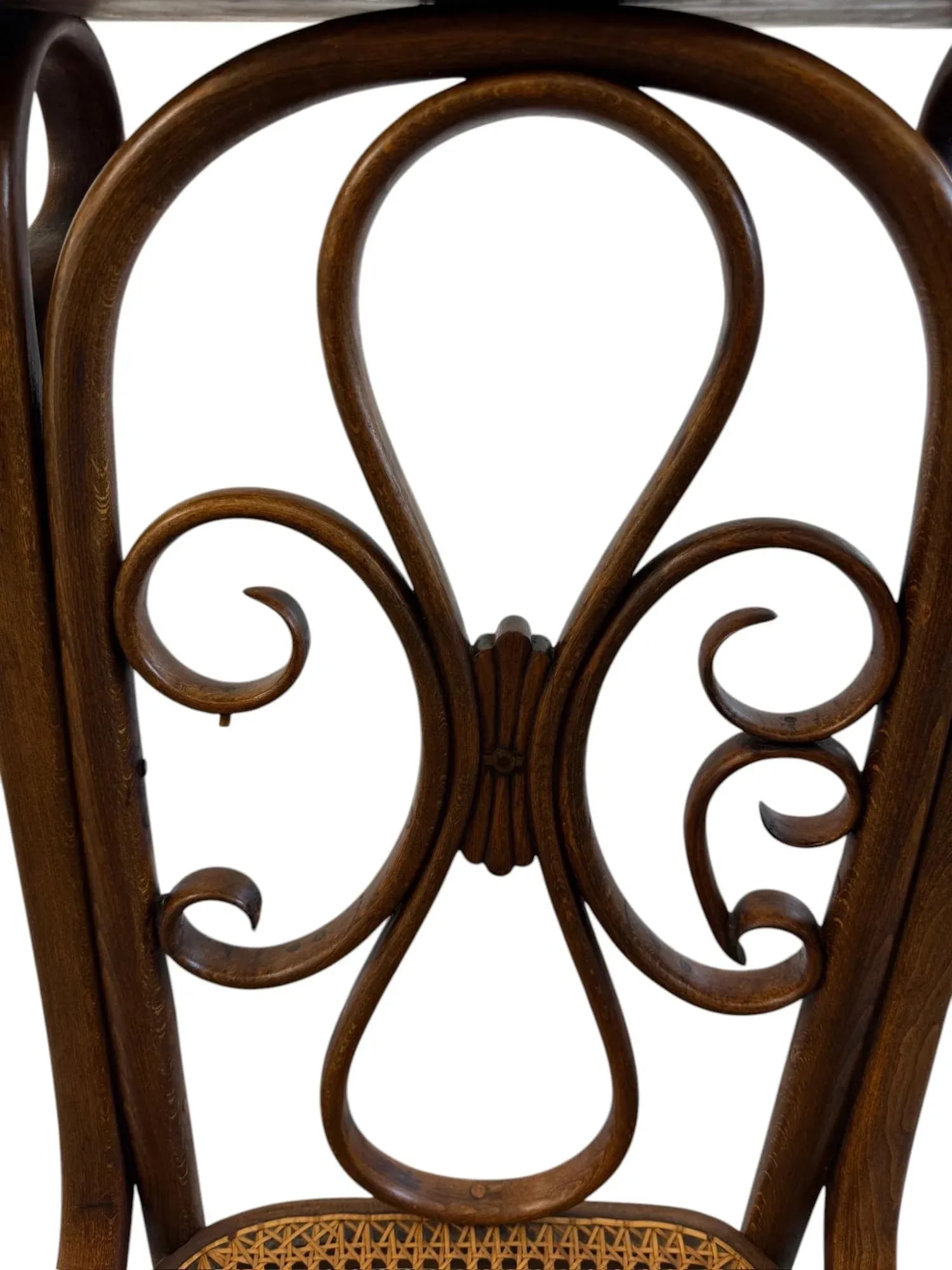 Mid 19th Century J & J Kohn Austrian Art Nouveau Bentwood and Cane Prie Dieu Prayer Chair - 7