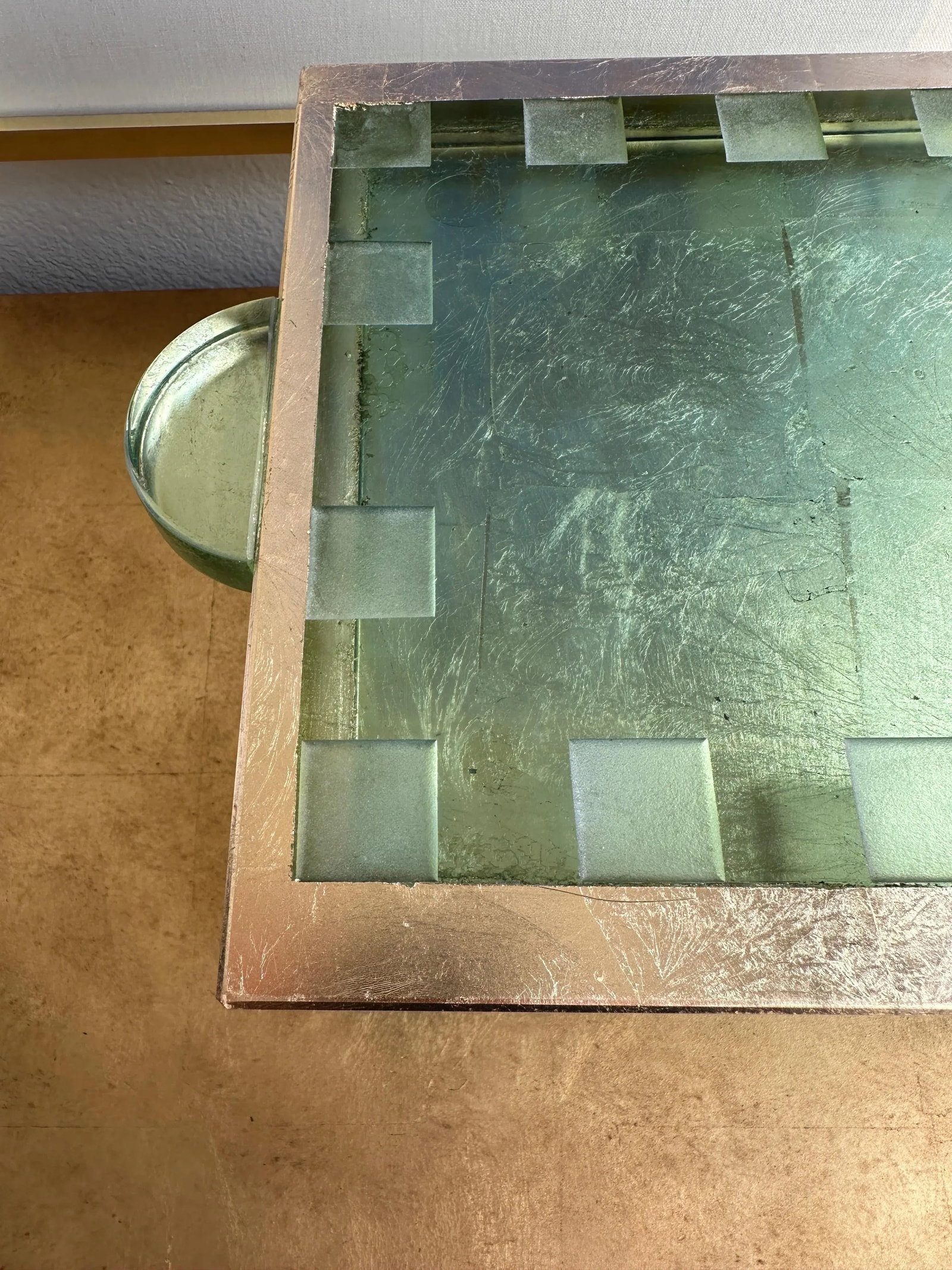 Etched Glass and Gold Leaf Decorative Box by Salvatore Polizzi - 3