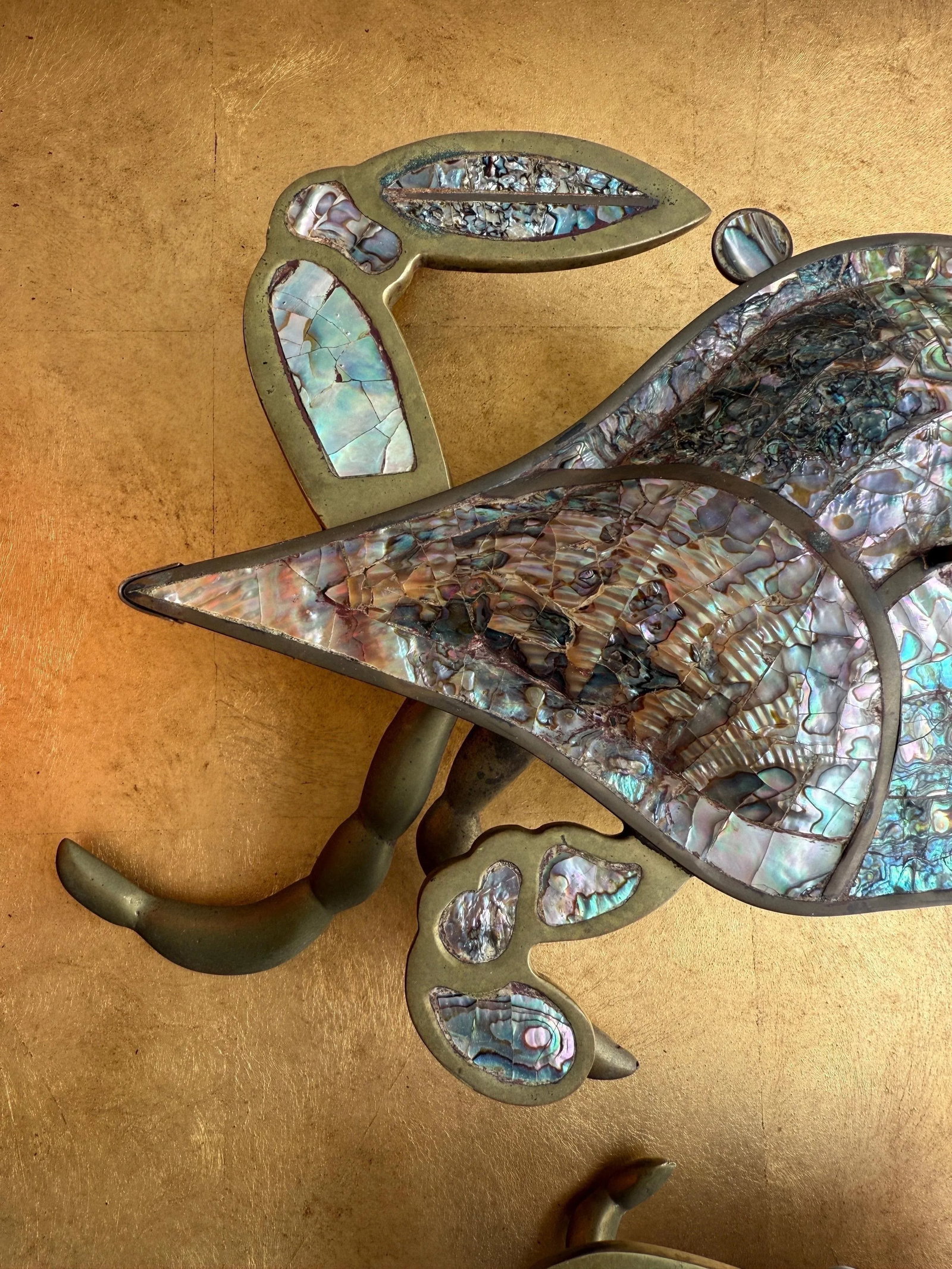 Pair of Brass Crab Sculptures - 6