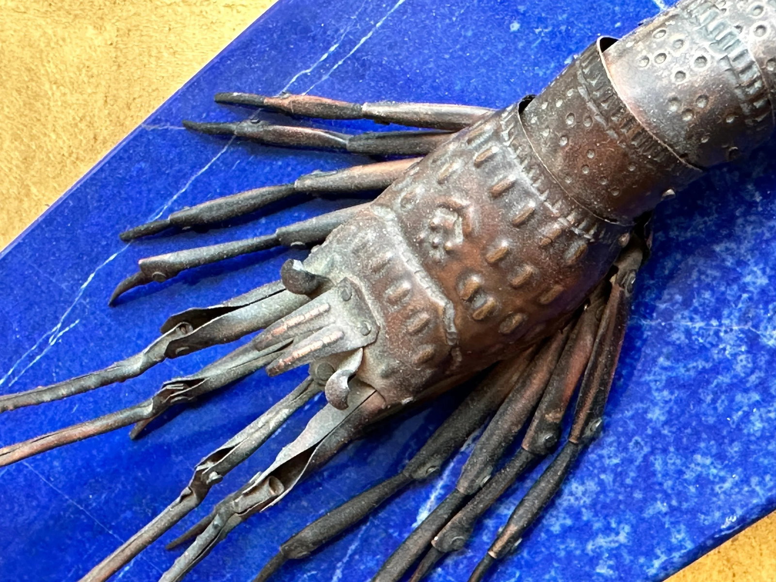 19th Century Japanese Articulated Copper Lobster - 2