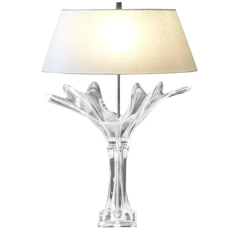 French Crystal Art Verrier Lamp - 2