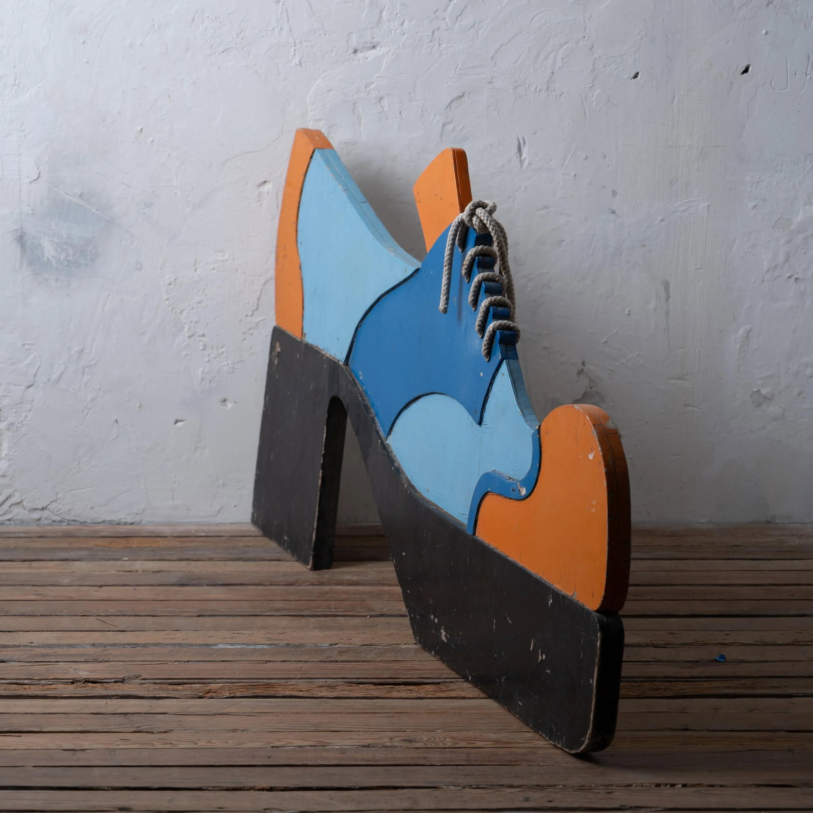 1970s Cobbler's Platform Shoe Trade Sign - 7