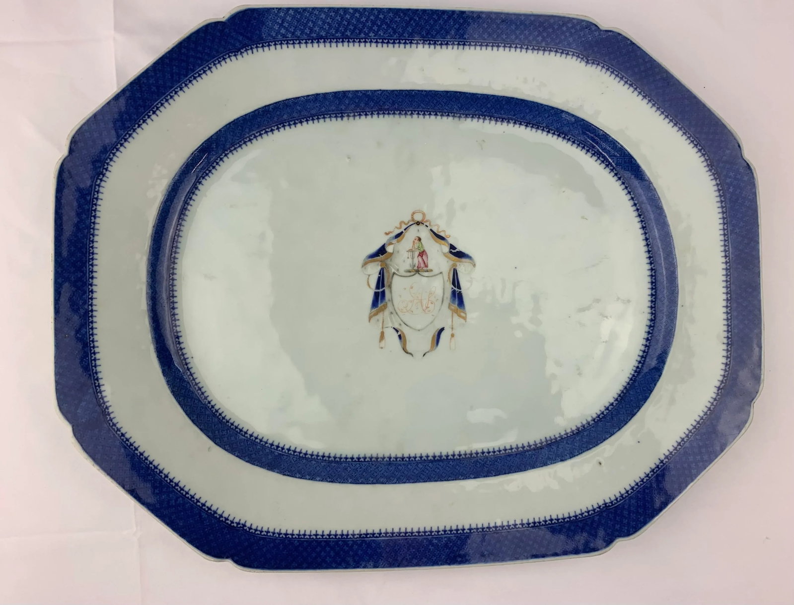 Vintage 18th Century China Trader Serving Platter - 2