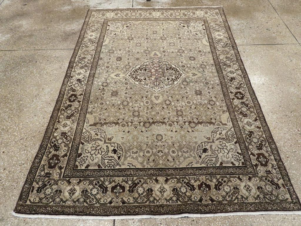 Galerie Shabab Collection Mid-20th Century Handmade Persian Malayer Accent Rug - 2