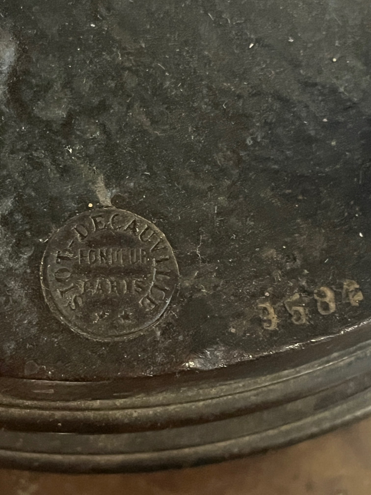 19th C. Ernest Guilbert Bronze "Paysanne Au Panier" Siot-Decauville 28" - 4