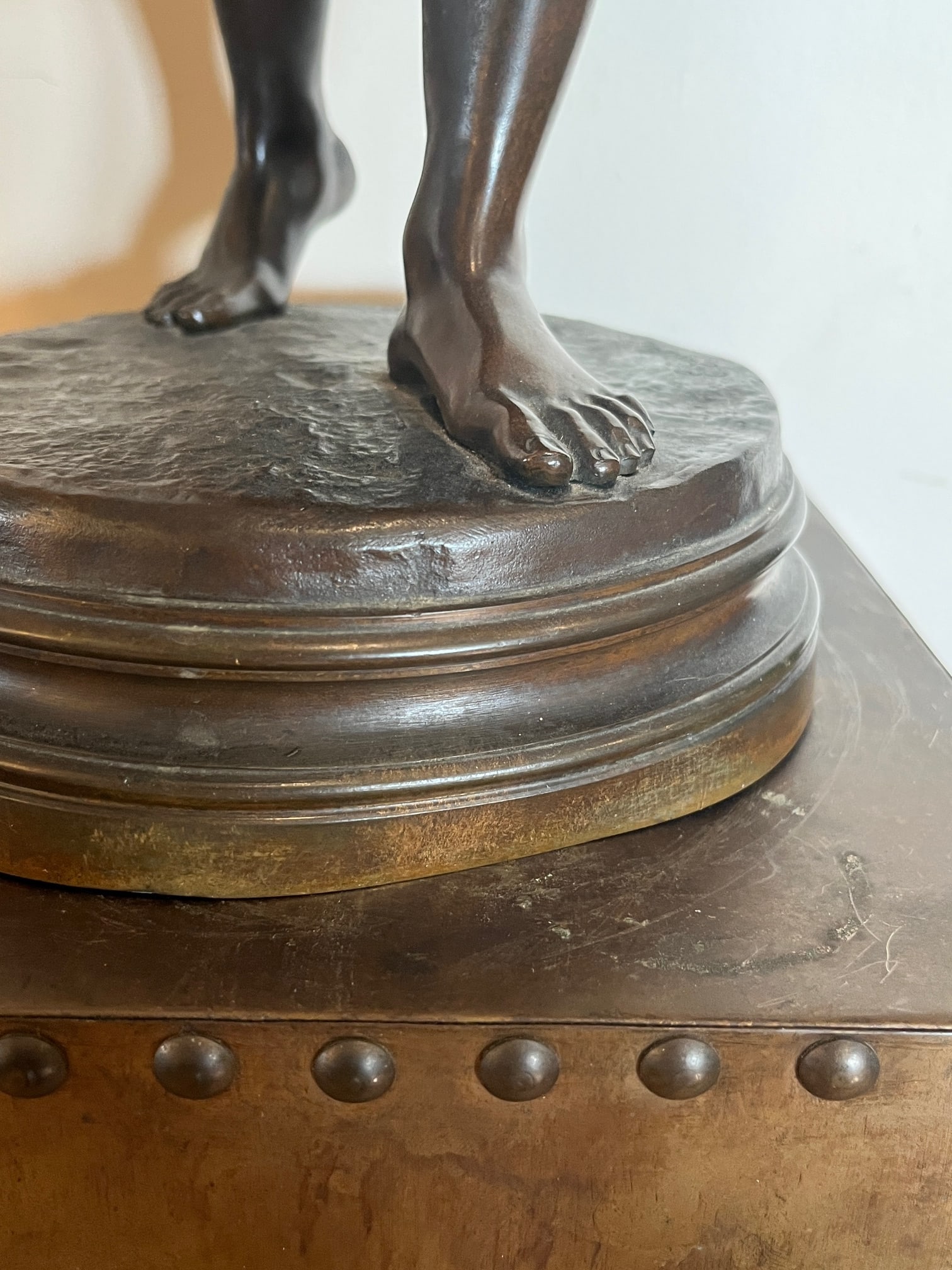 19th C. Ernest Guilbert Bronze "Paysanne Au Panier" Siot-Decauville 28" - 8