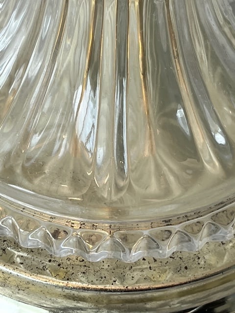 Vintage Zajecar 24% Lead Crystal Table Lamp - Large 31" Urn - Yugoslavia - 5