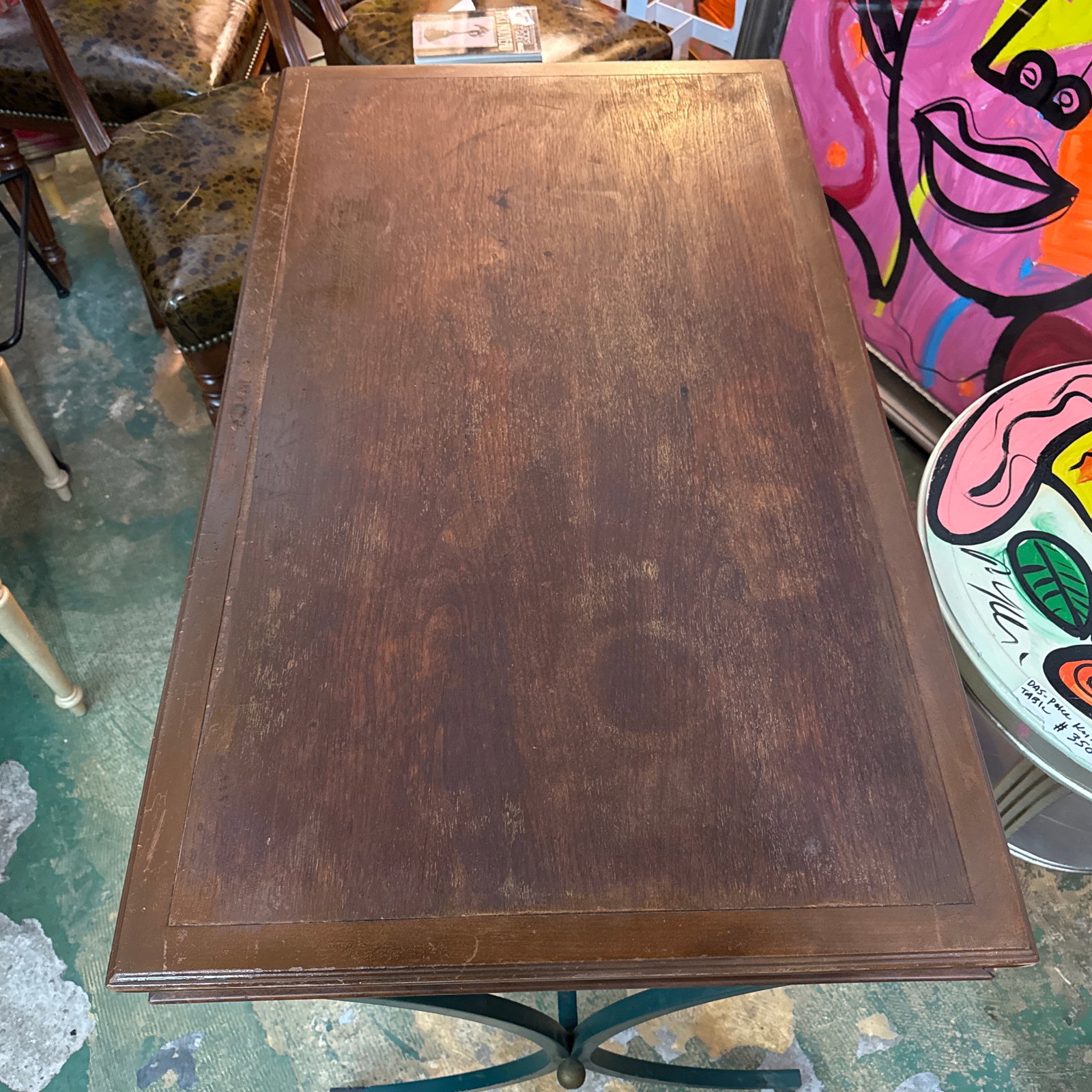19th Century French Wood and Brass Sculptural Desk - 7