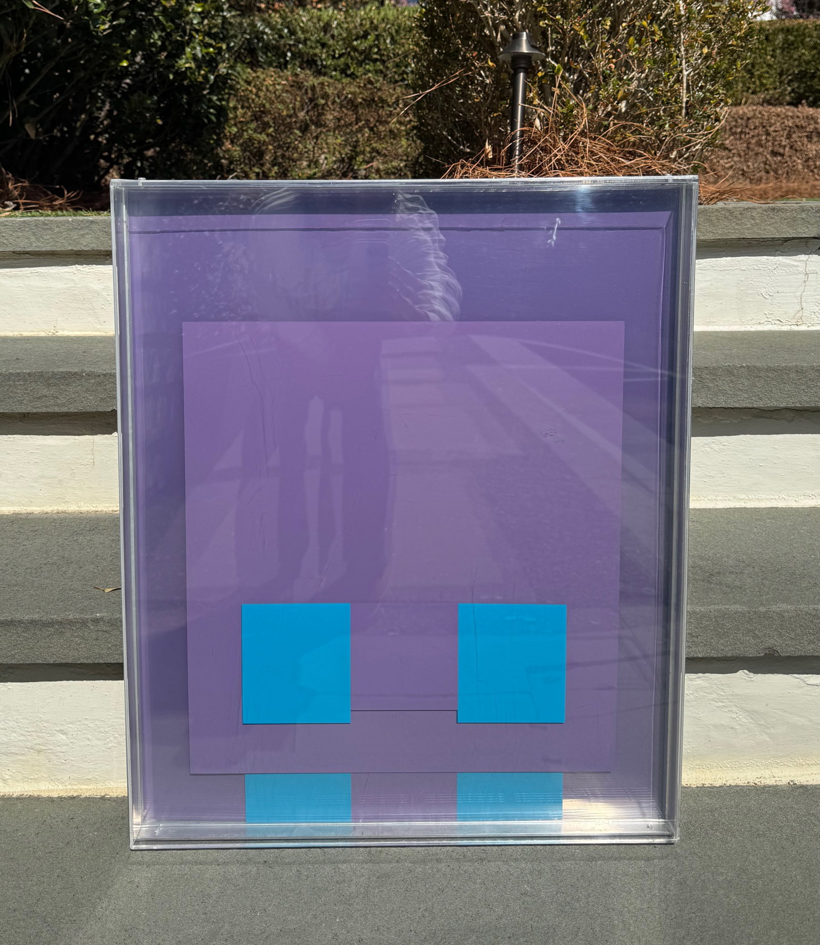 1960s Robyn Denny Color Box 1 Magenta Purple Limited Edition Mixed Media Screenprint 56/75 - 4