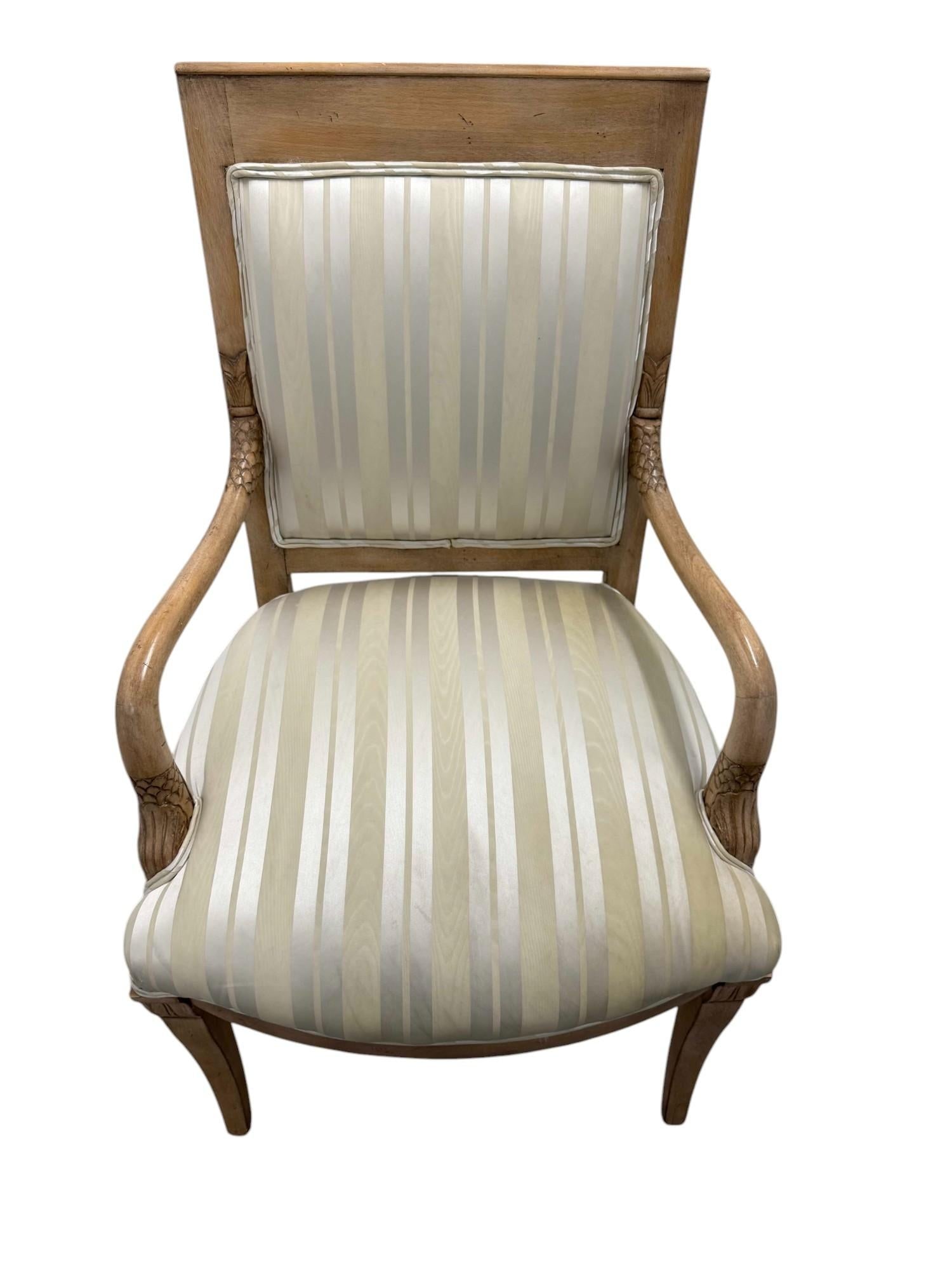Late 20th Century Meyer Gunther Martini Carved Arm Chair - 2