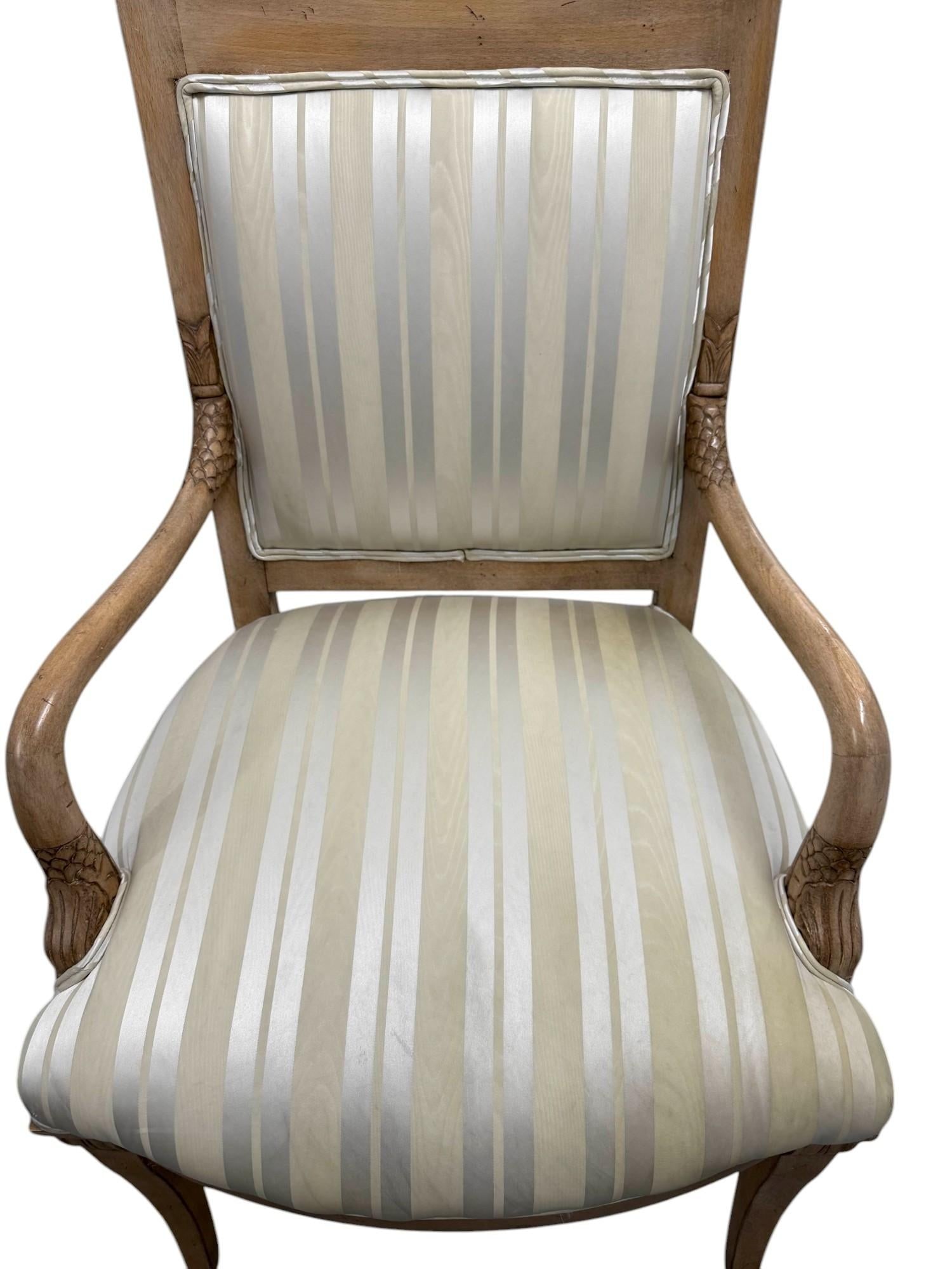 Late 20th Century Meyer Gunther Martini Carved Arm Chair - 3