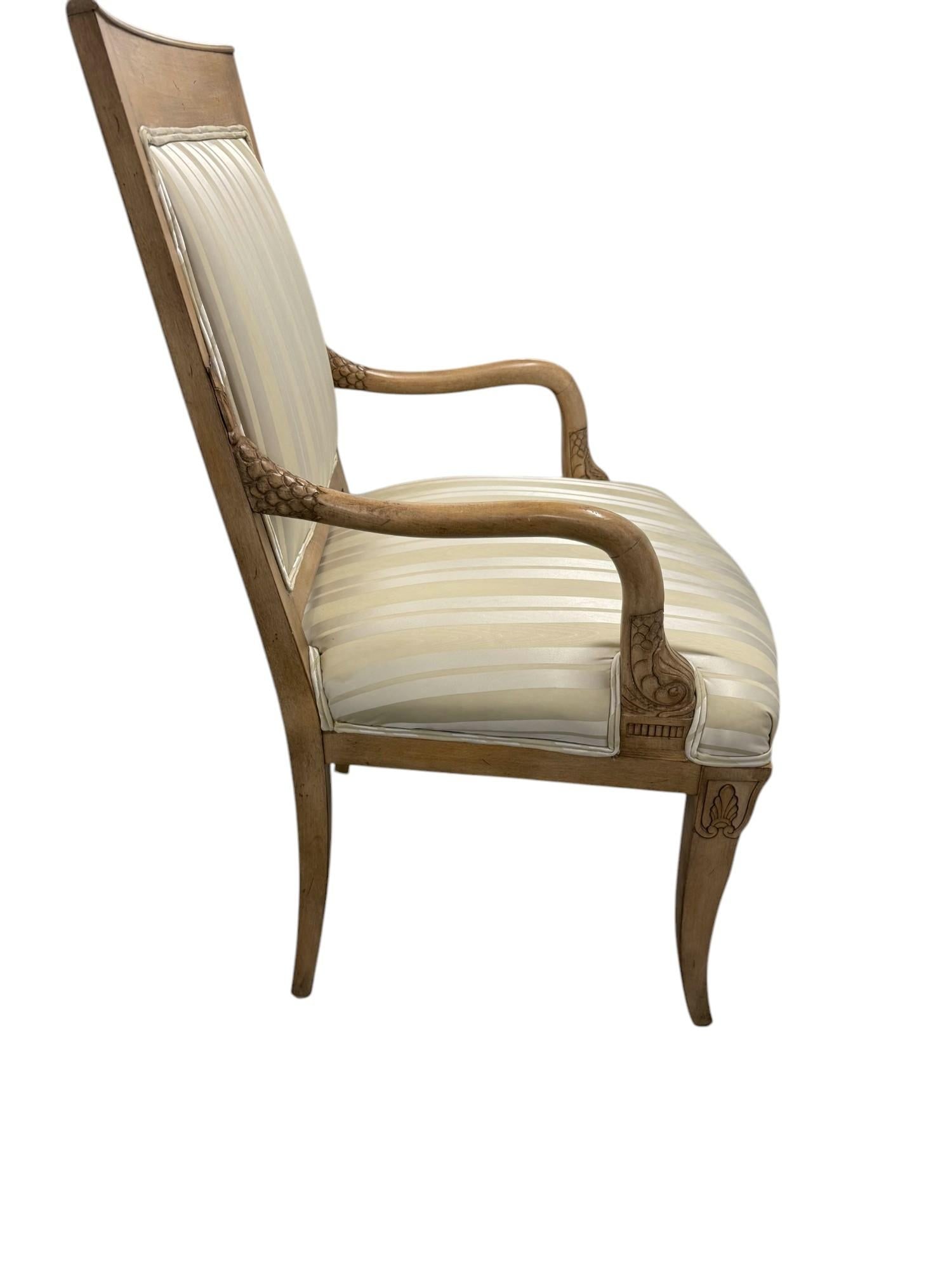 Late 20th Century Meyer Gunther Martini Carved Arm Chair - 4