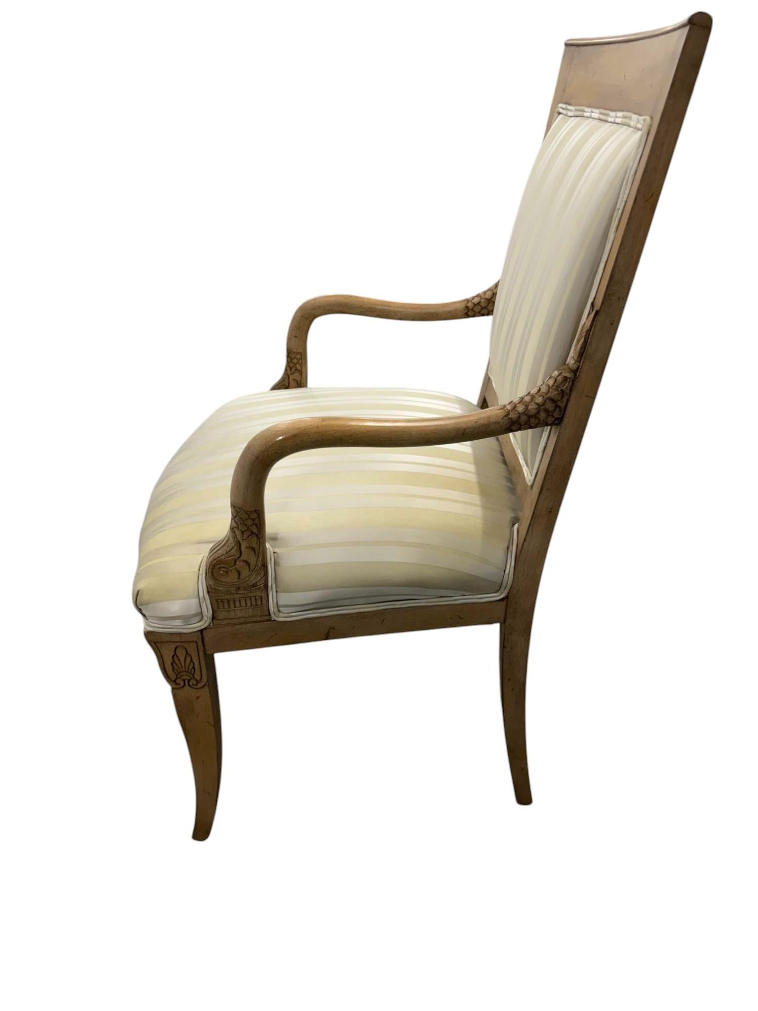 Late 20th Century Meyer Gunther Martini Carved Arm Chair - 5