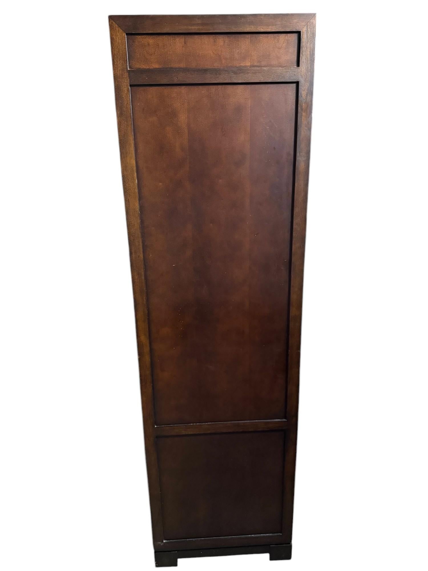 Burl Wood Armoire - 2
