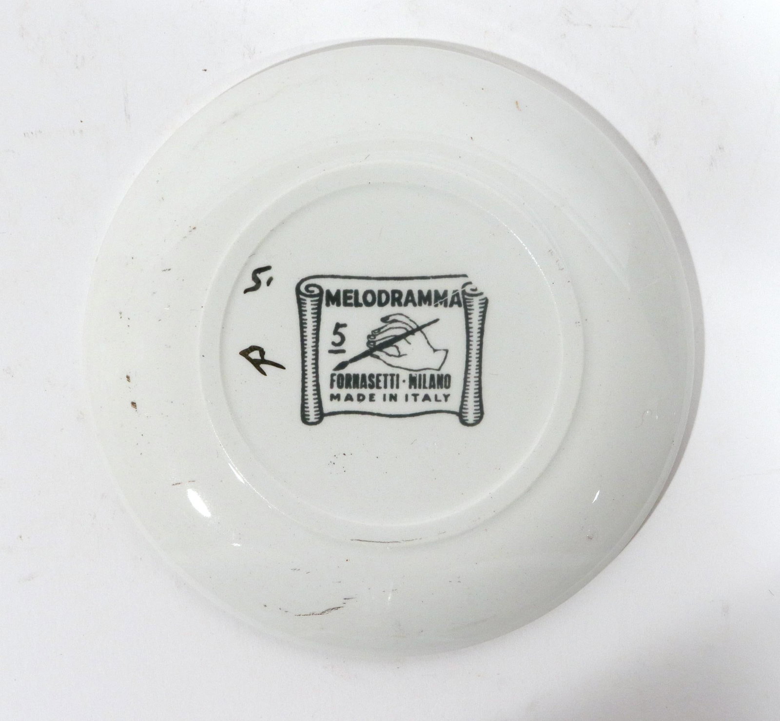 Piero Fornasetti "Melodramma" Ceramic Coasters: A Series of Dramatic Opera Characters - 10