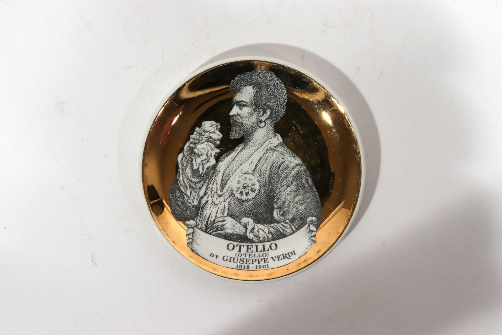Piero Fornasetti "Melodramma" Ceramic Coasters: A Series of Dramatic Opera Characters - 5