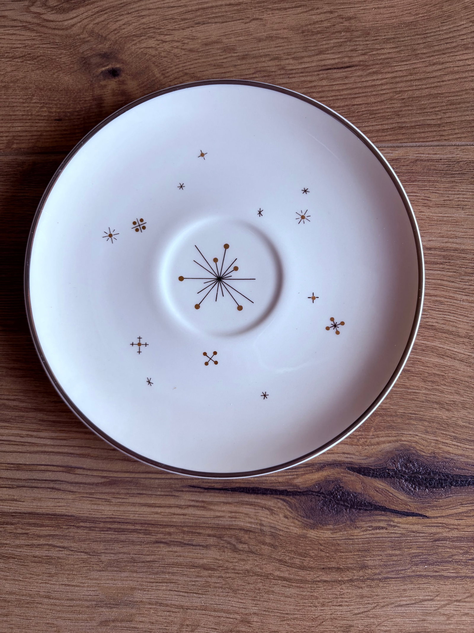 1960s Syracuse China "Evening Star" Space Age Plateware - 30 Piece - 7