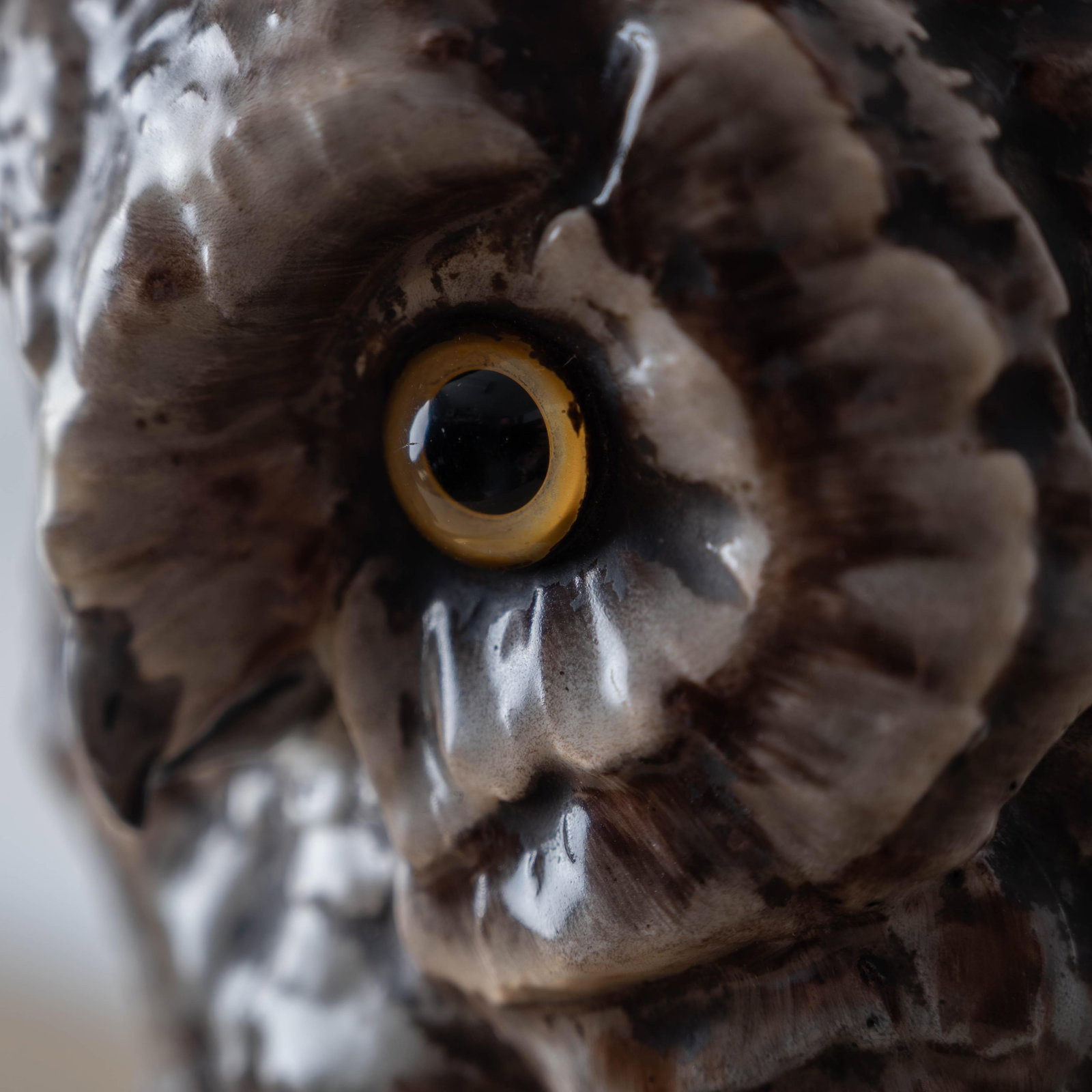 1880s Victorian Porcelain Owl Lamp - 7