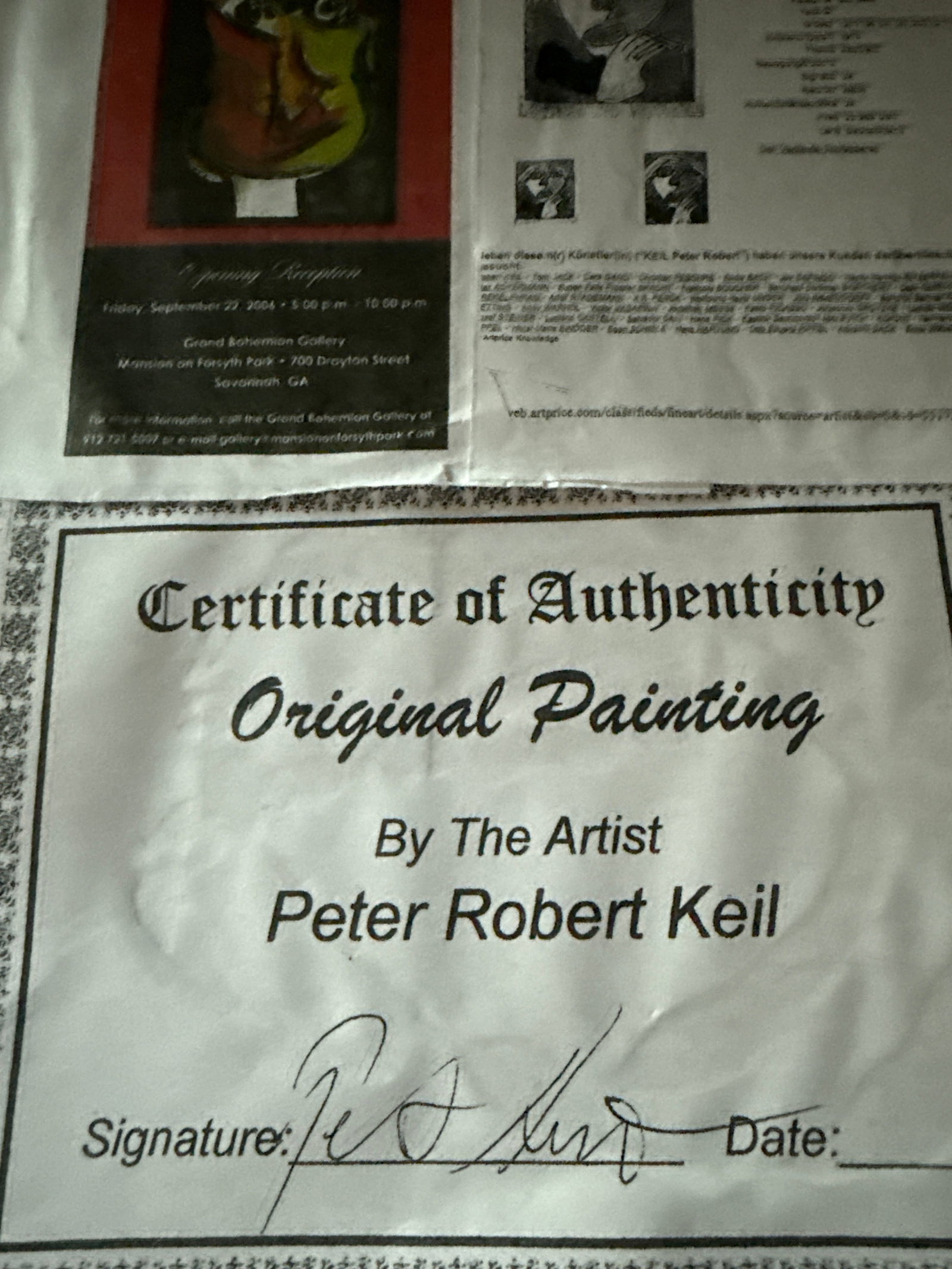 1960s Peter Keil Black and White Portrait Paintings - Set of 2 - 7