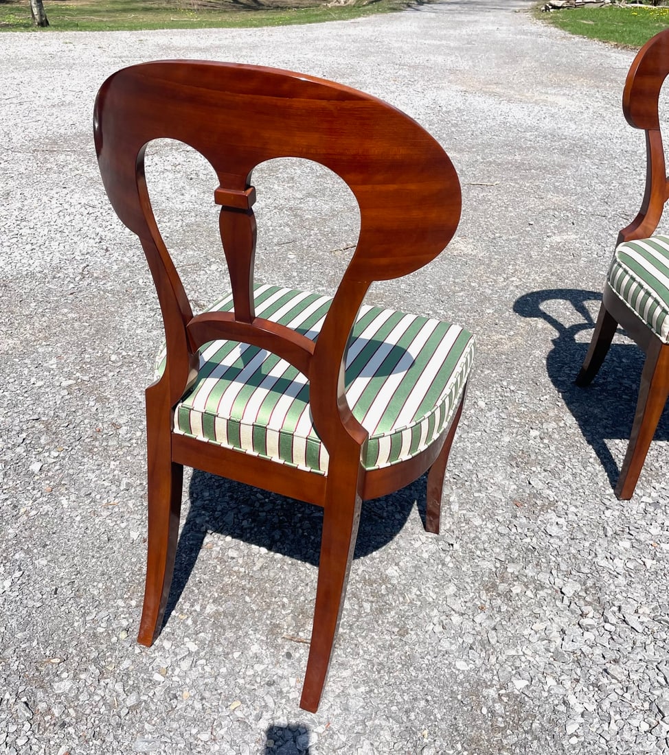 Late 20th Century Art Deco-Style Dining Side Chairs - 4