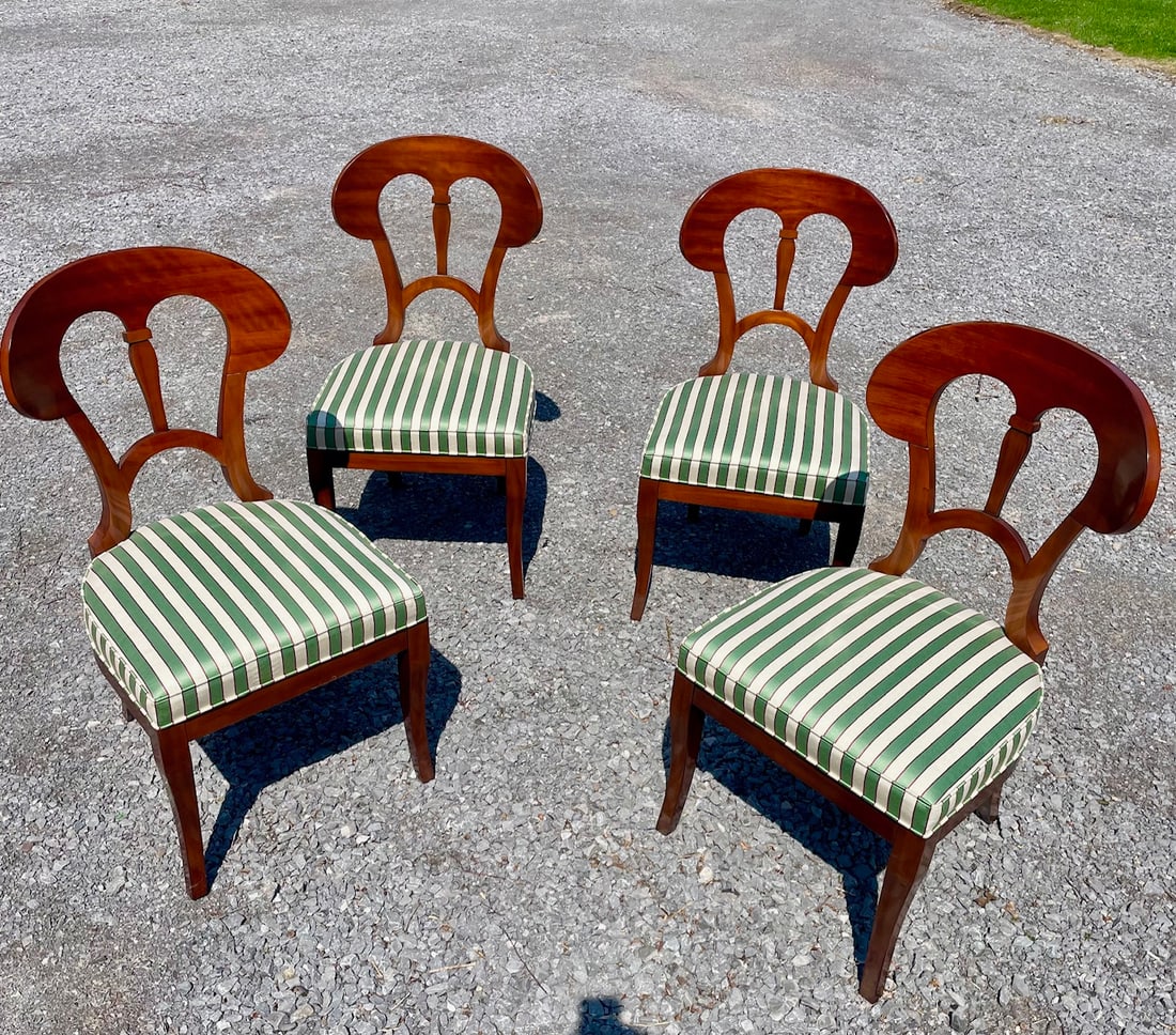 Late 20th Century Art Deco-Style Dining Side Chairs - 7