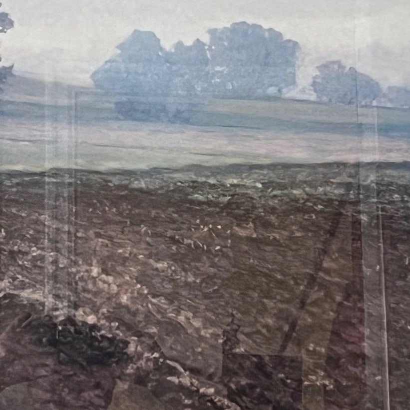 Large Signed Kent Lovelace "Winter Hillside" Lithograph Designer Frame 36x34 - 2