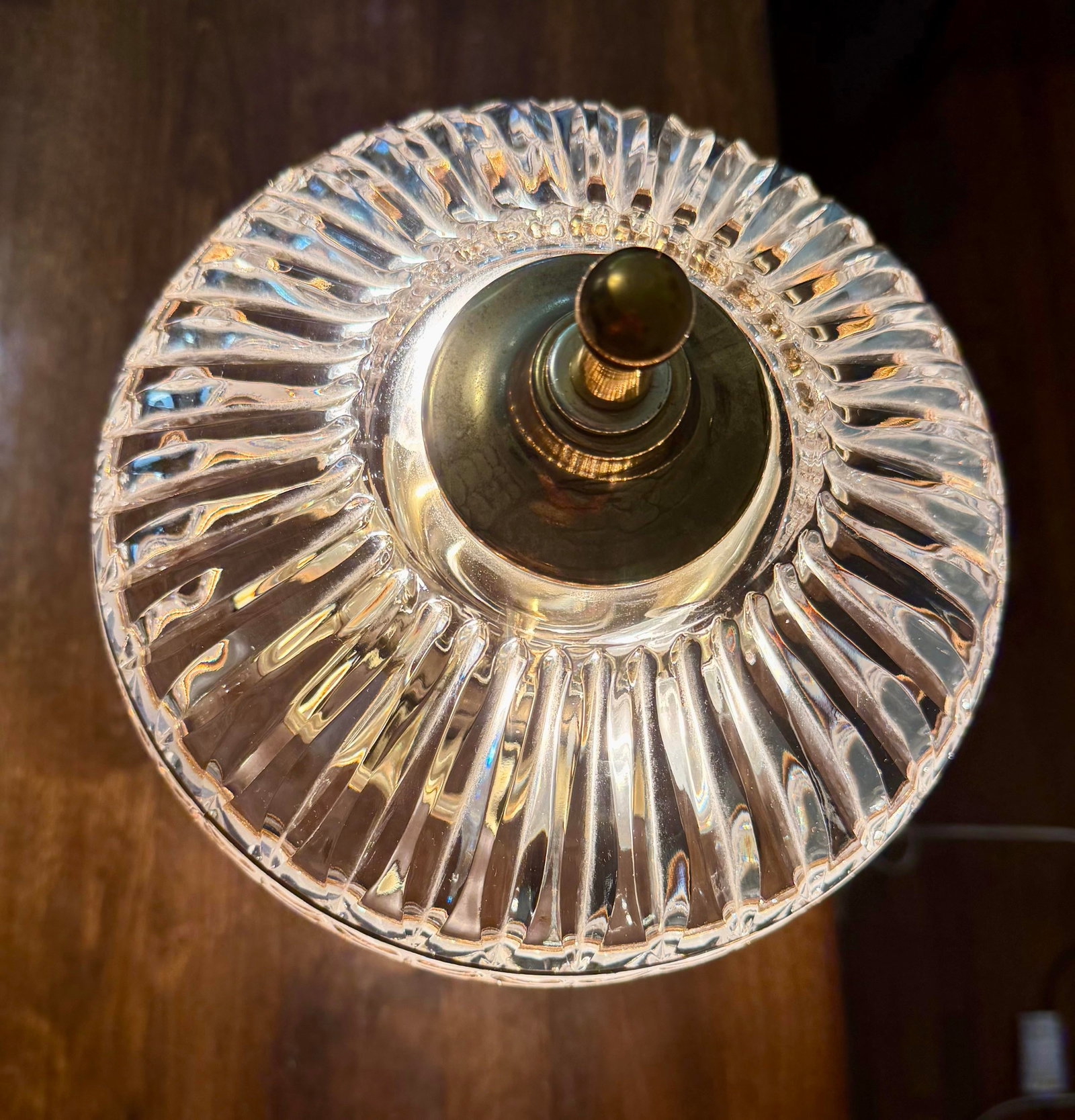 Crystal Hollywood Regency Boudoir Lamp - 3