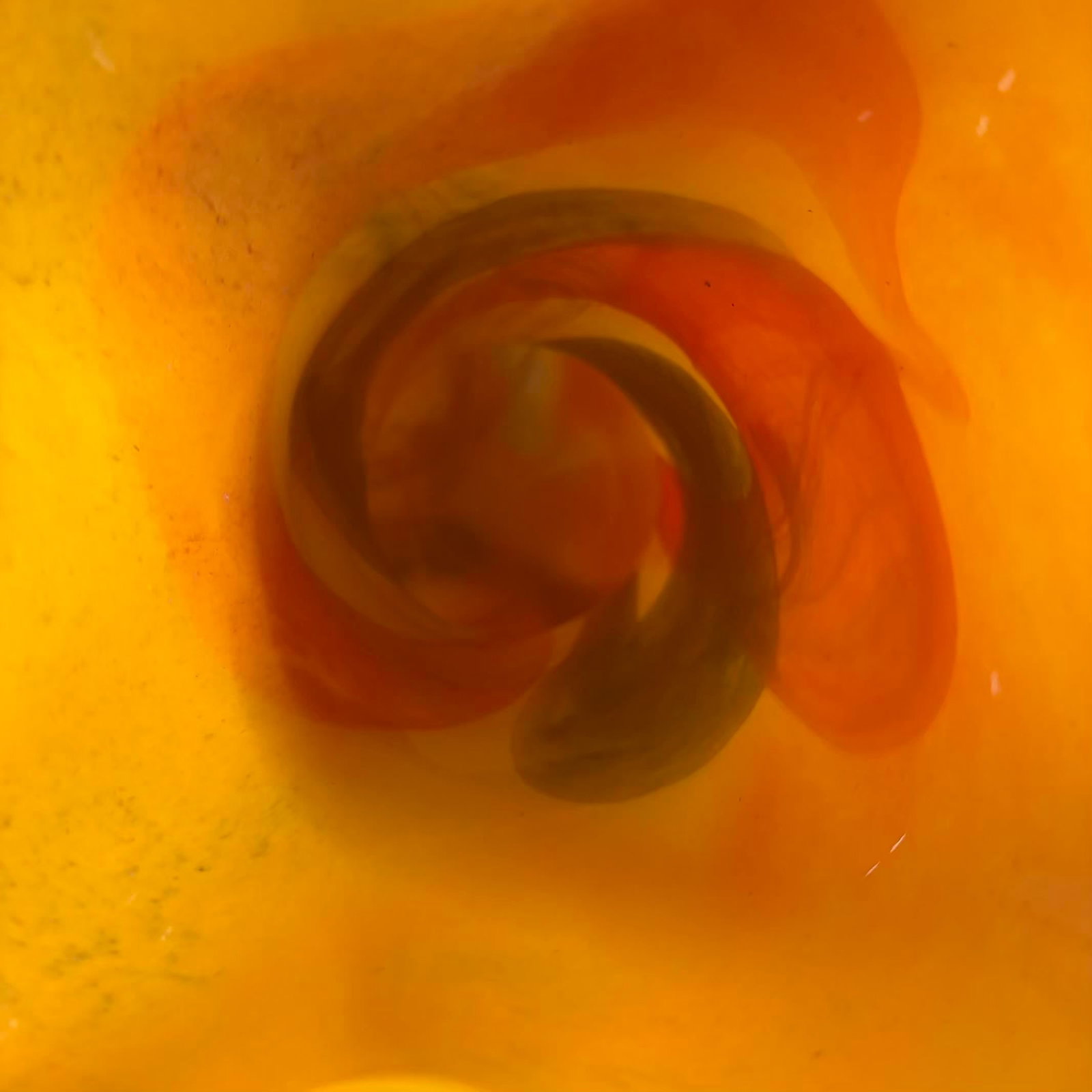 Studio Art Blown Glass Floor Vase - Signed 2003 - 7