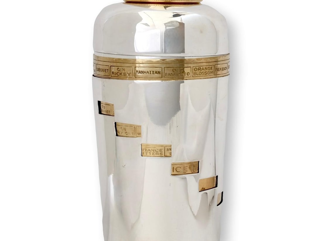 Early 20th Century Napier "Dial a Drink" Cocktail Shaker - 2