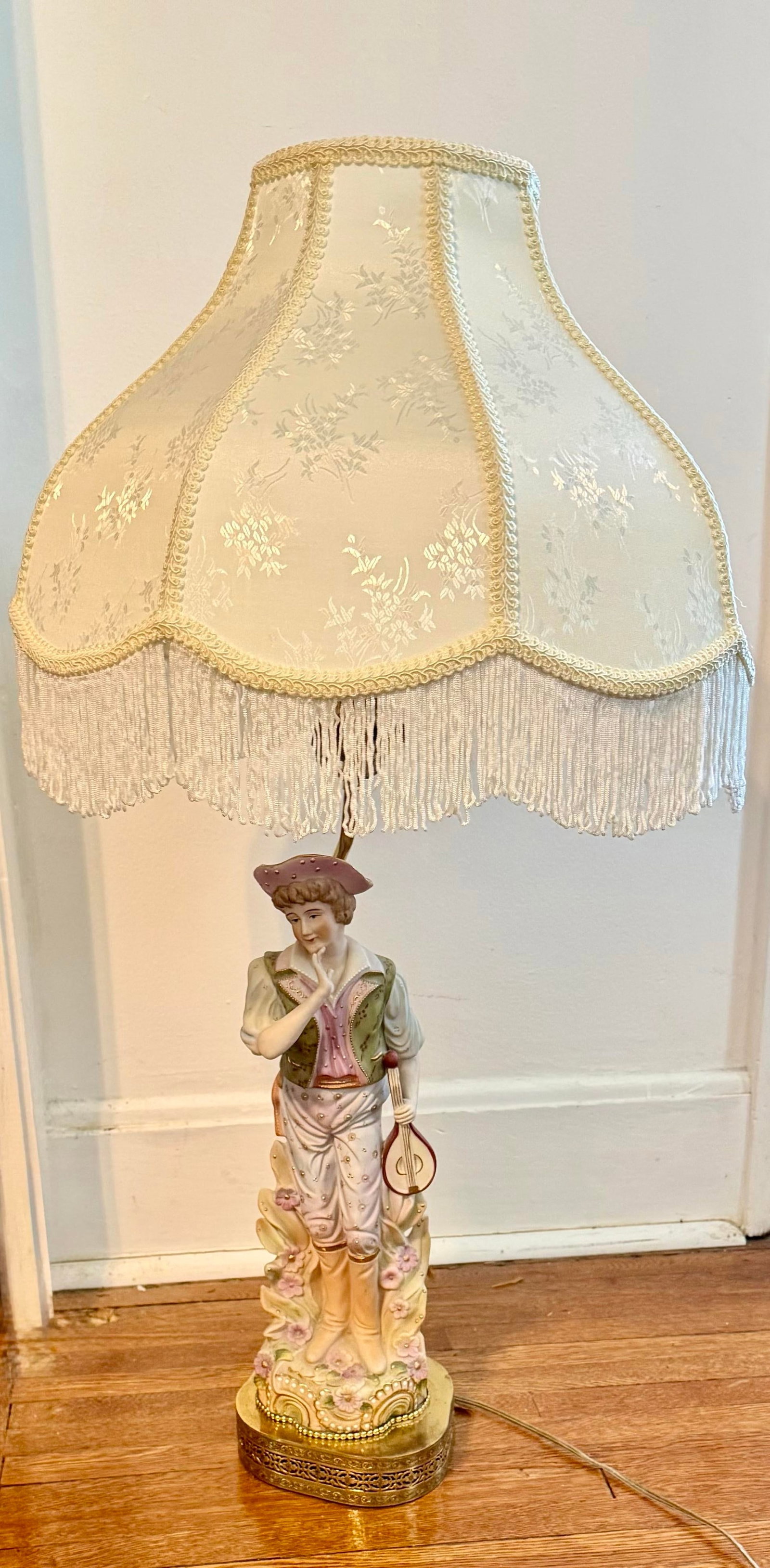 1940s s.g.k. China Pair of Large Lamps - 7