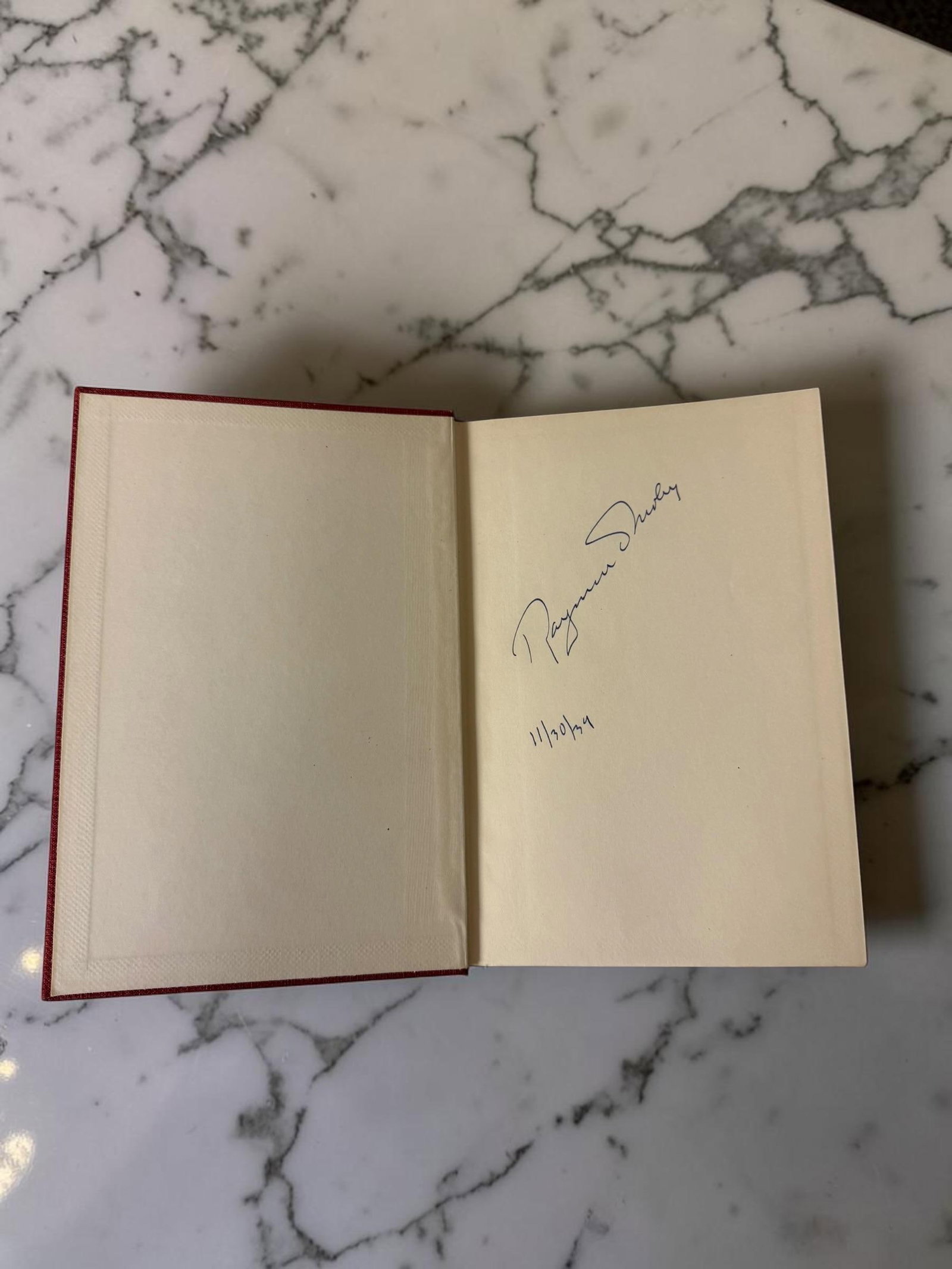 1939 Author Signed and Dated Hardcover Book Raymond Moley After Seven Years - 2