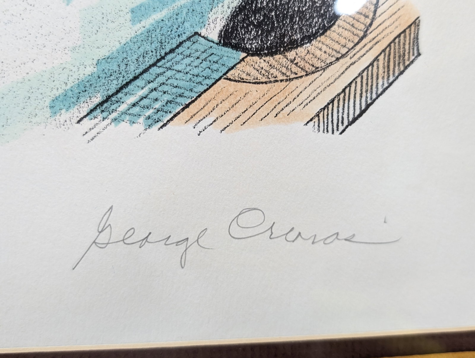 1970s Title: "Oops!" (Or, "The Rip-Off") Signed Artist Proof of Clowns Playing Pool by George Criona - 4