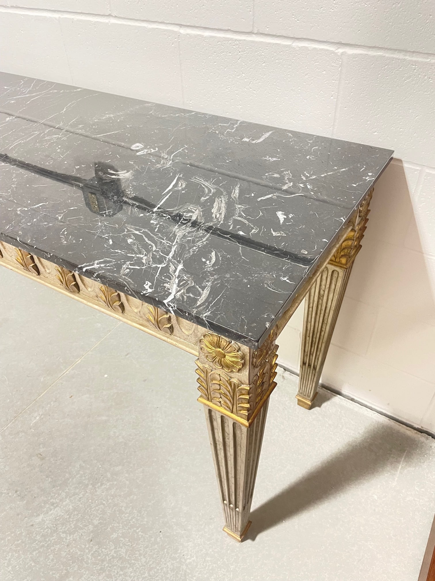 Console Table With Marble Top - 7