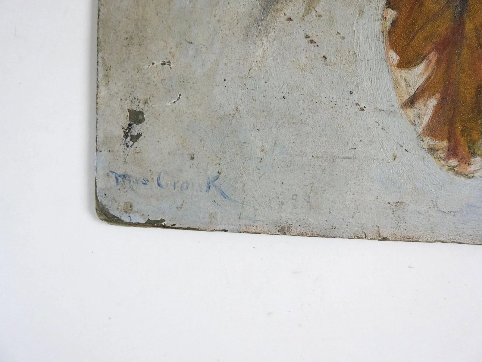 Antique Oak Leaves Painting - 3