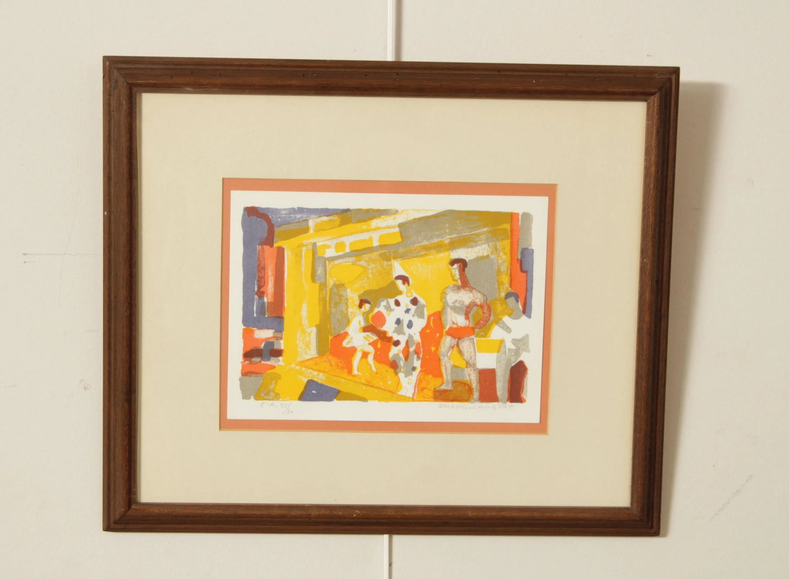 Georges Lambert Vintage 'Circus' Artist Proof Lithograph - 2