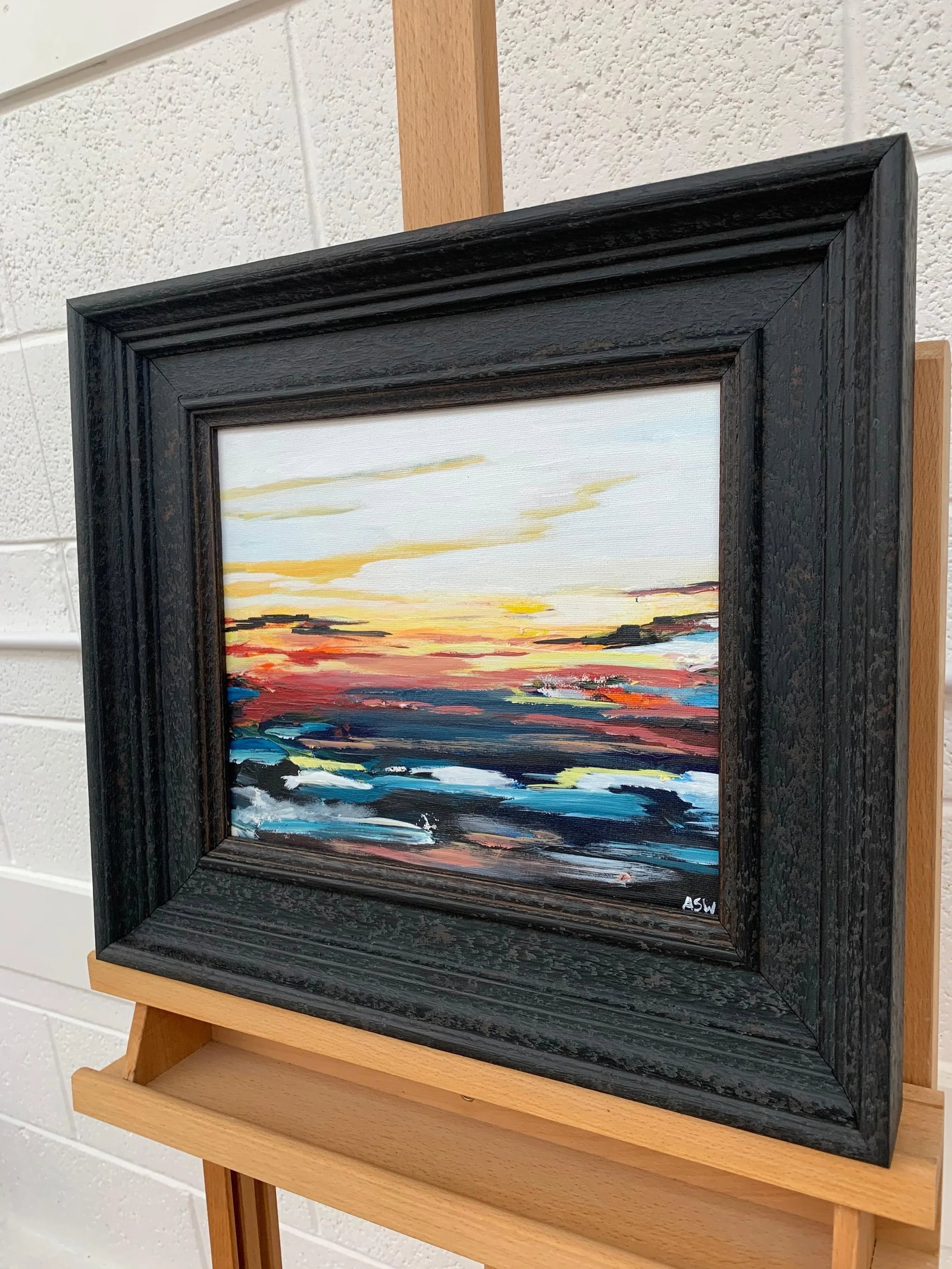 Angela Wakefield, Colourful Abstract Seascape Sunset Study by Leading Contemporary British Artist, 2 - 7
