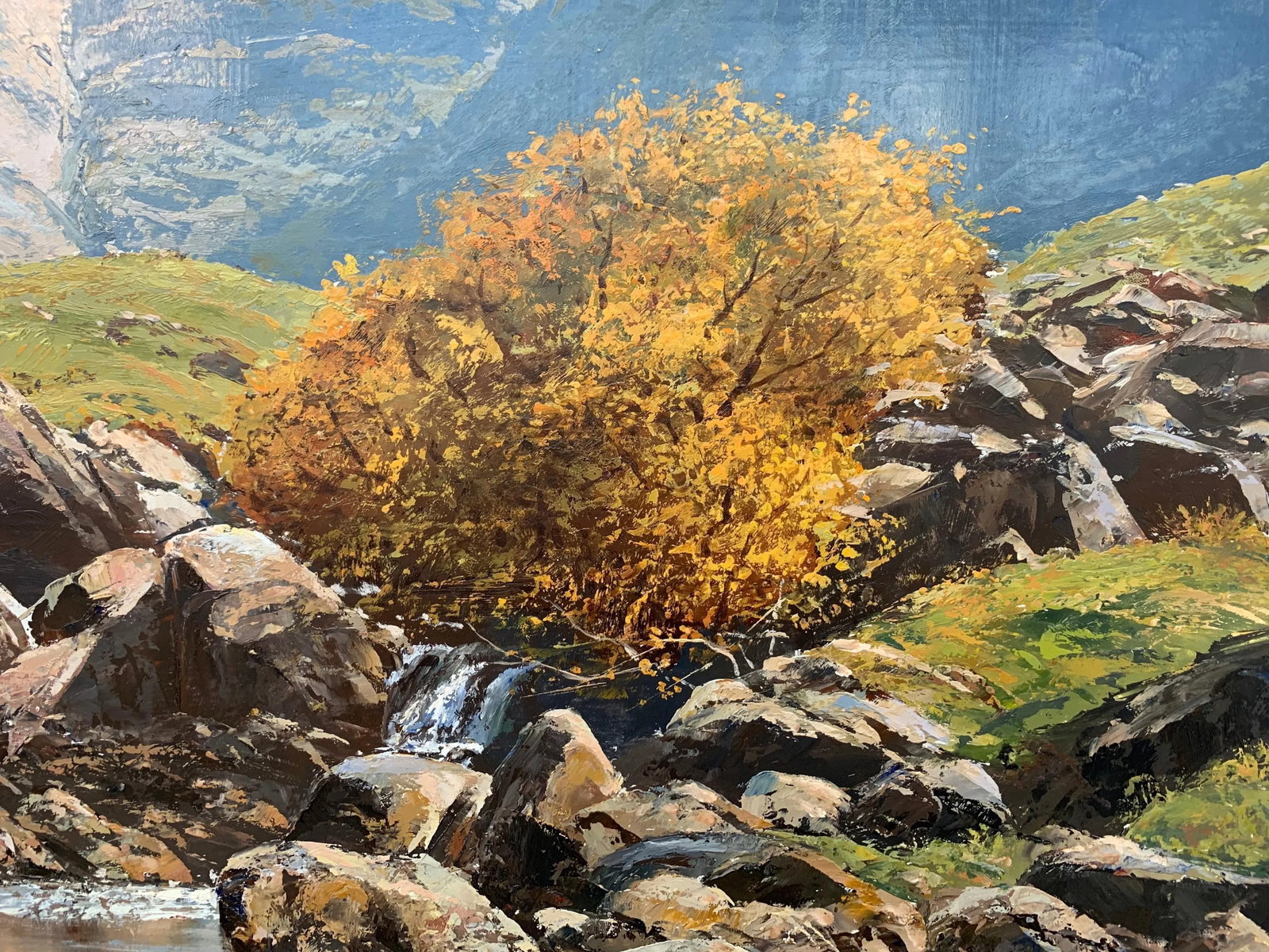 Vintage Oil Painting of the English Lake District by Modern British Landscape Artist, 1986 - 3