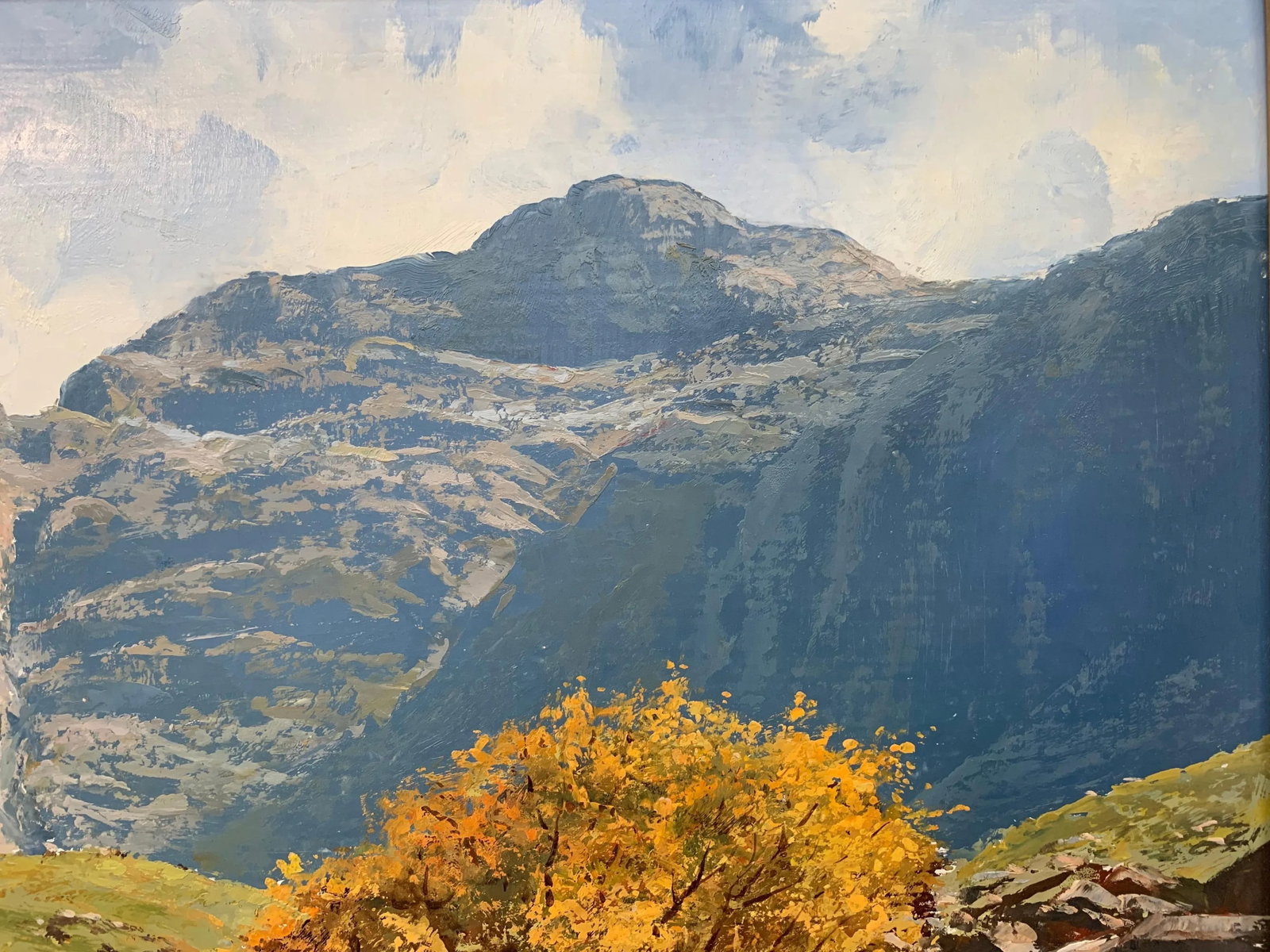 Vintage Oil Painting of the English Lake District by Modern British Landscape Artist, 1986 - 4
