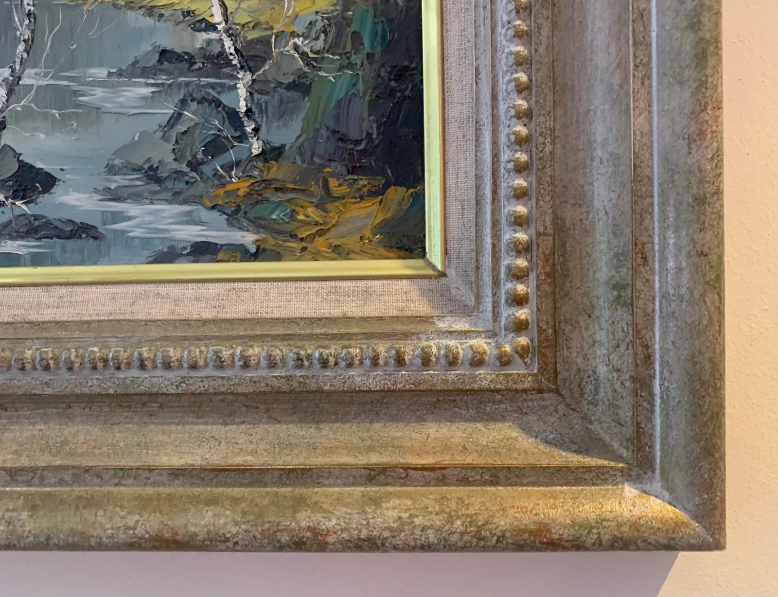 Vintage Oil Painting of Snowdon Mountains & Lakes in Wales by Modern British Artist, 1975 Circa - 10