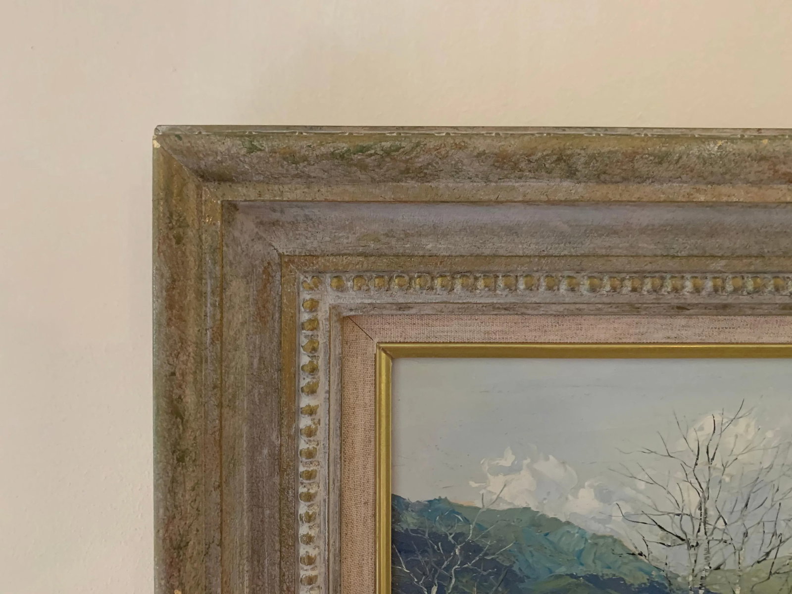 Vintage Oil Painting of Snowdon Mountains & Lakes in Wales by Modern British Artist, 1975 Circa - 3