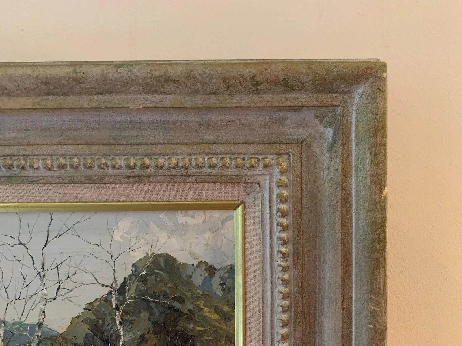 Vintage Oil Painting of Snowdon Mountains & Lakes in Wales by Modern British Artist, 1975 Circa - 4