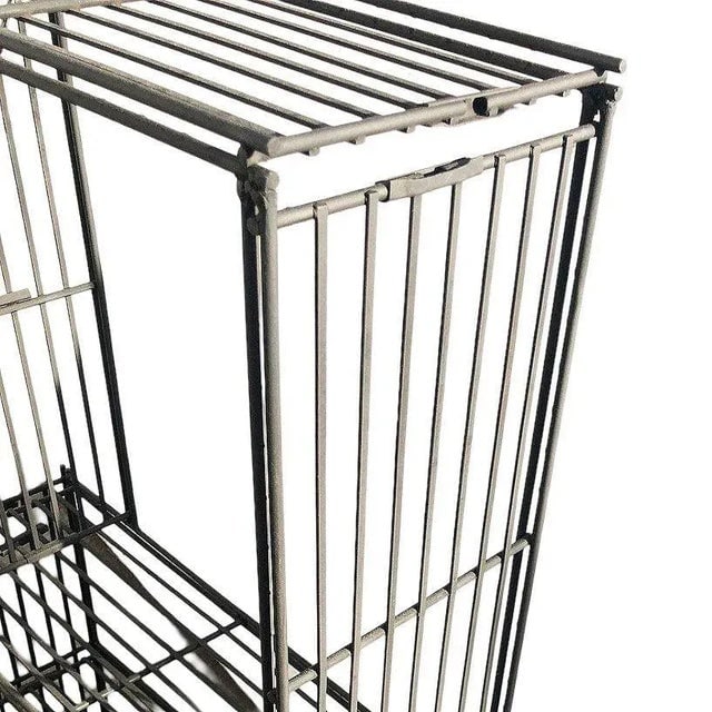Mid-Century 3-Tier Iron Wire Art Display Shelf Bookshelf - 8