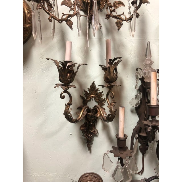 1950s Italian Baroque Candelabra Style Wall Sconce, Pair - 3