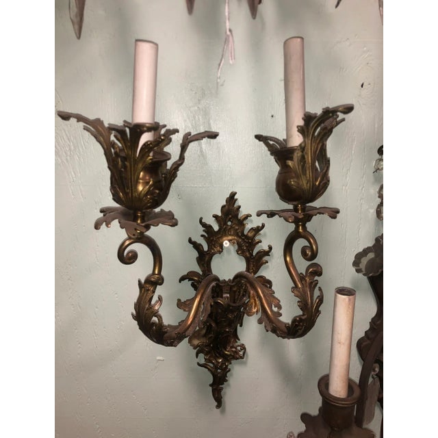 1950s Italian Baroque Candelabra Style Wall Sconce, Pair - 5