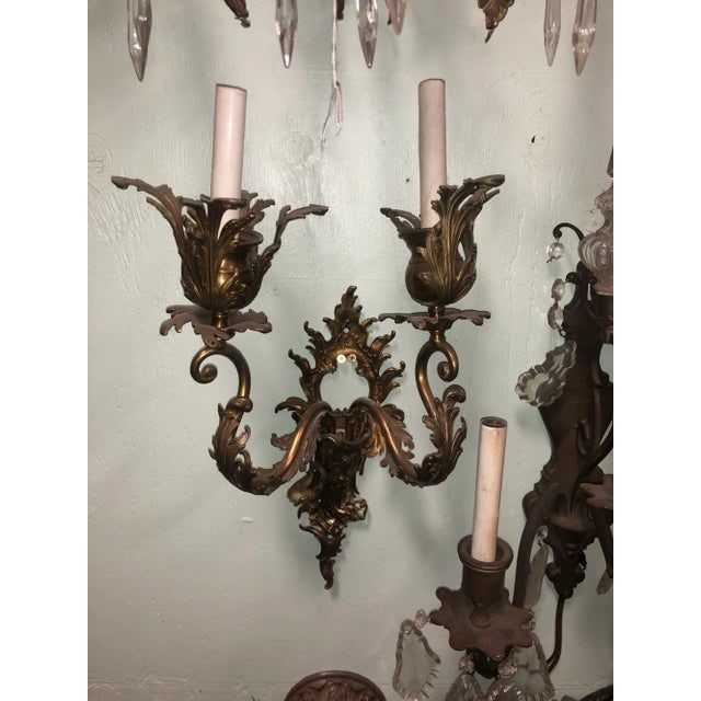 1950s Italian Baroque Candelabra Style Wall Sconce, Pair - 6