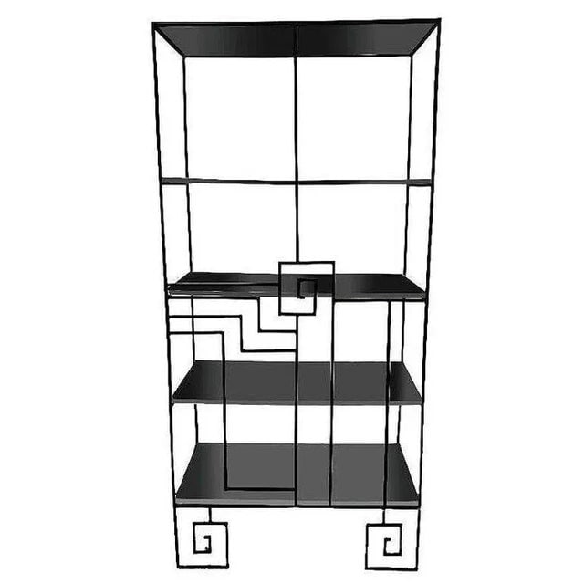 1980s ‚ÄòBiltmore‚Äô Wrought Iron Etagere by Marina McDonald for - 3