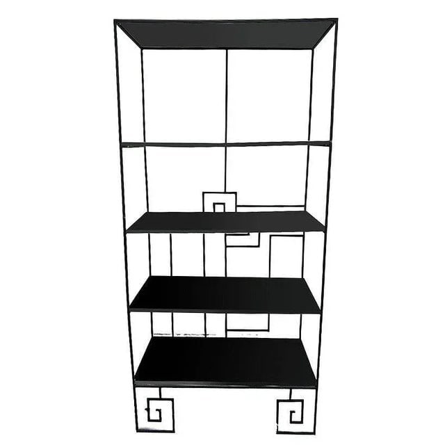 1980s ‚ÄòBiltmore‚Äô Wrought Iron Etagere by Marina McDonald for - 5