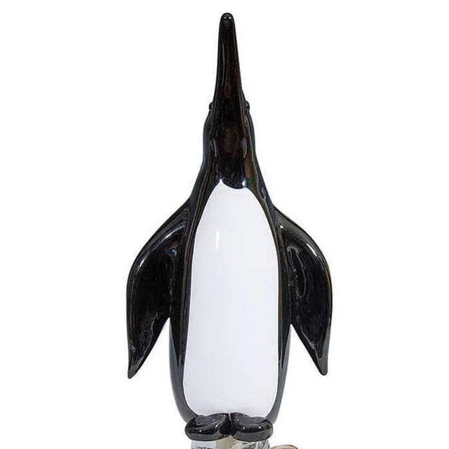 Mid-Century Archimede Seguso Alabastro Murano Art Glass Penguin Decanter Bottle - 4
