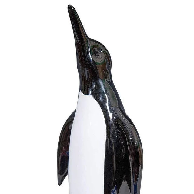 Mid-Century Archimede Seguso Alabastro Murano Art Glass Penguin Decanter Bottle - 5
